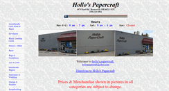 Desktop Screenshot of hollospapercraft.net